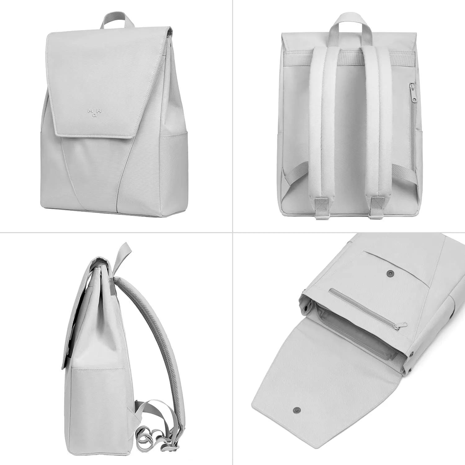 MAH Travel Laptop Backpack, 15.6 Inch Casual Daypack for Men Women, Water Resistant Business College Bookbag