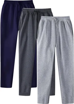 Male Hip Hop Pants Casual Solid Color Track Cuff Lace Up Workout Pants with Pocket Men S Pants with Elastic