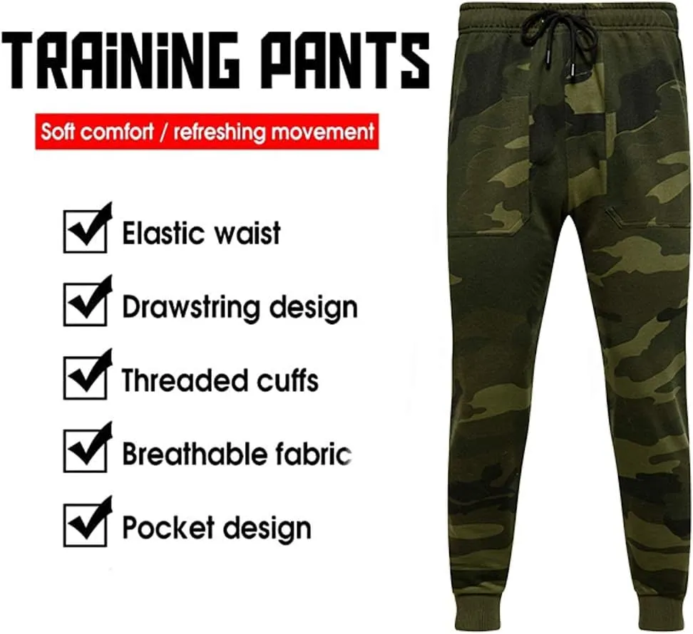 MANLUODANNI Mens Sweatsuits 2 Piece Hoodie Tracksuit Casual Comfy Camo Suits for Men
