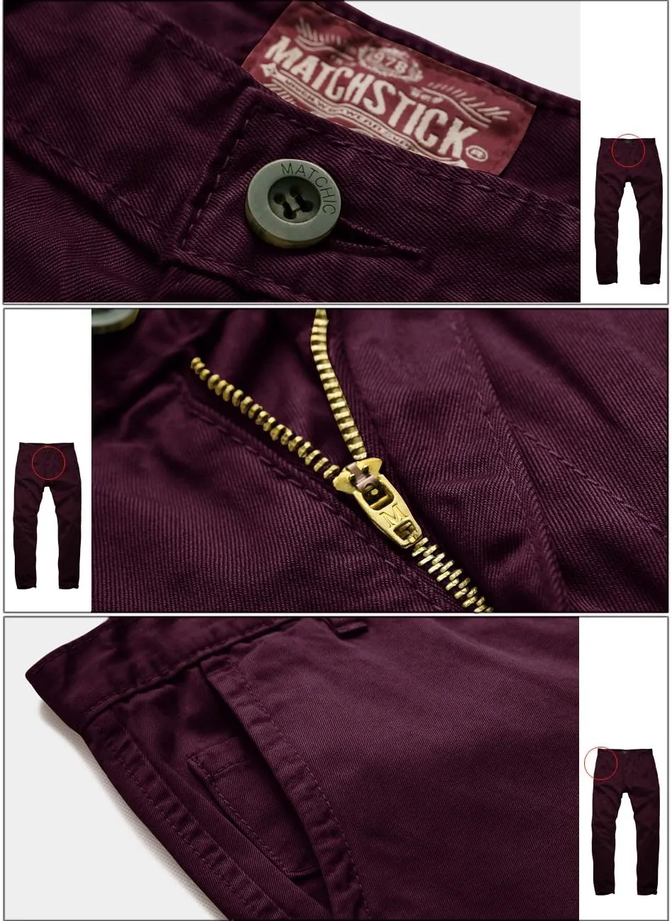 Match Men's Casual Wild Cargo Pants Outdoors Work Wear #6531