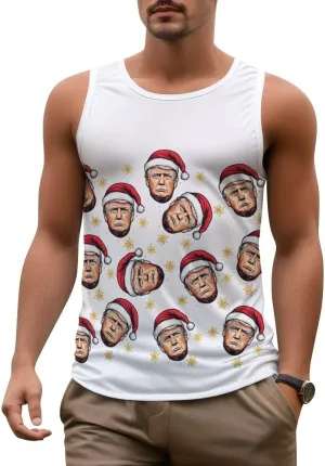 Men's Athletic Tank Trump Casual Sleeveless Workout Shirts Top Slimming Body Shaper Vest Sports Undershirt