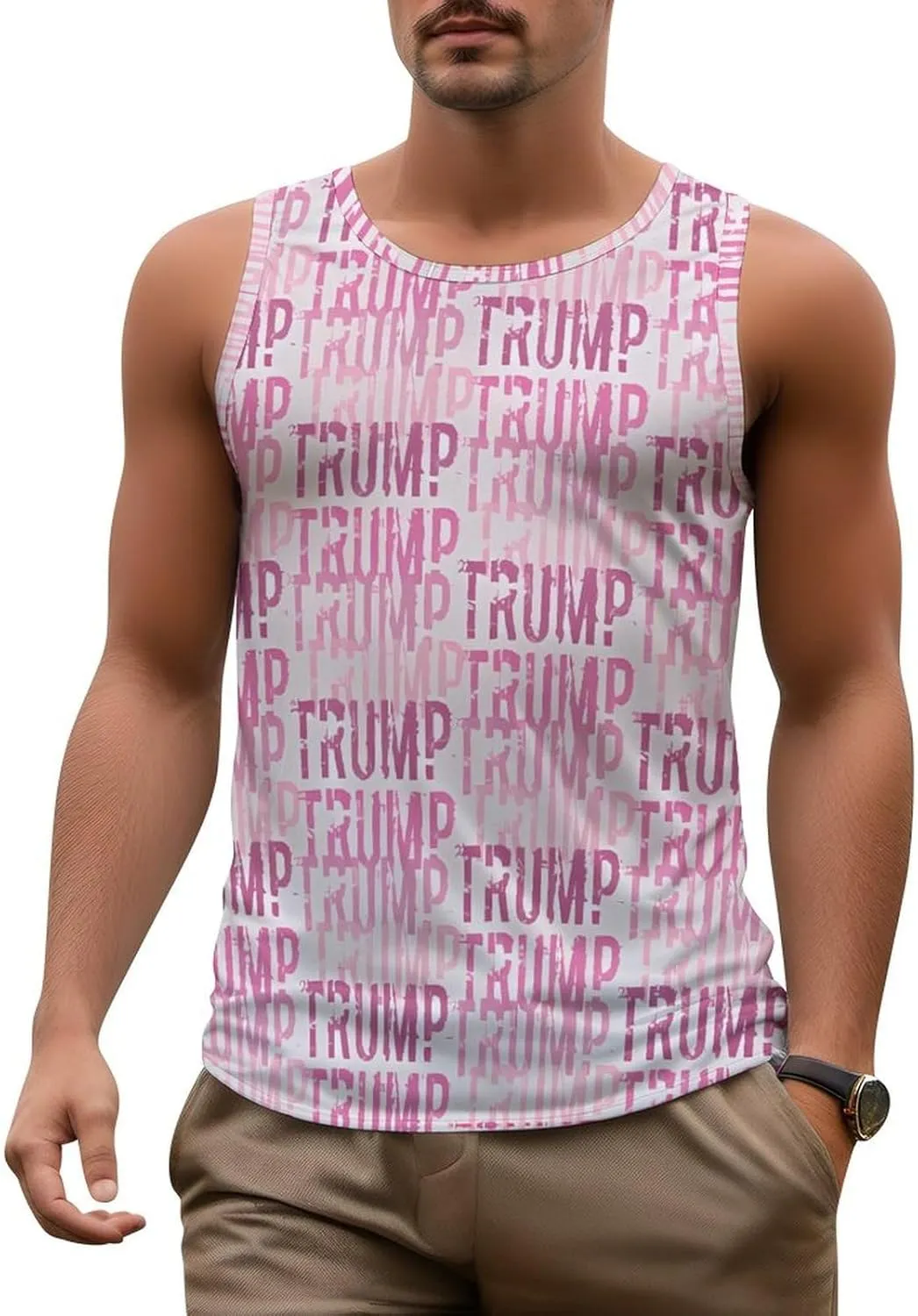 Men's Athletic Tank Trump Casual Sleeveless Workout Shirts Top Slimming Body Shaper Vest Sports Undershirt