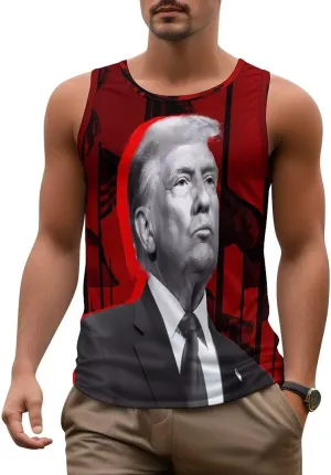 Men's Athletic Tank Trump Casual Sleeveless Workout Shirts Top Slimming Body Shaper Vest Sports Undershirt