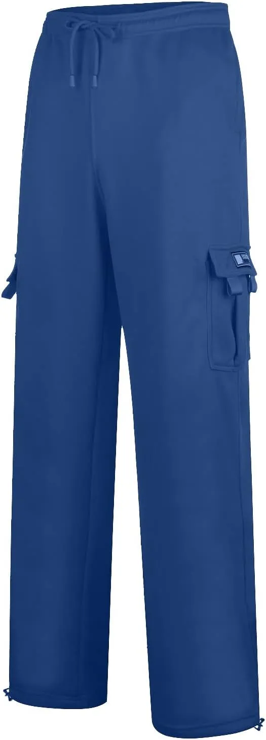 Men's Casual Cargo Pants, Hiking Pants Workout Joggers Sweatpants for Men, Rope Loose Fit Lightweight Sports Trousers
