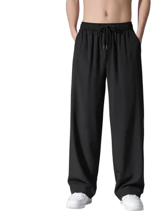 Mens Corduroy Pants Casual Cargo Pants, Drawstring Elastic Waist Baggy Tapered Jogger, Sweatpants with Pockets