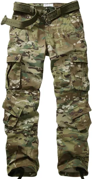 Men's Outdoor Hiking Pants, Tactical Pants Lightweight Casual Work Ripstop Cargo Pants for Men with Pockets