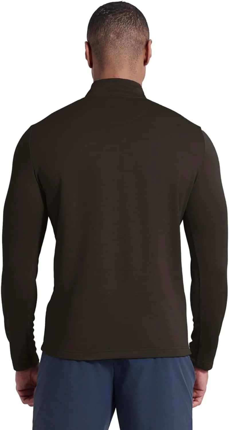 Men's Quarter Zip Pullover Fleece Sweatshirt UPF 50  Long Sleeve Golf Shirts Lightweight Athletic Sports Pullover Tops