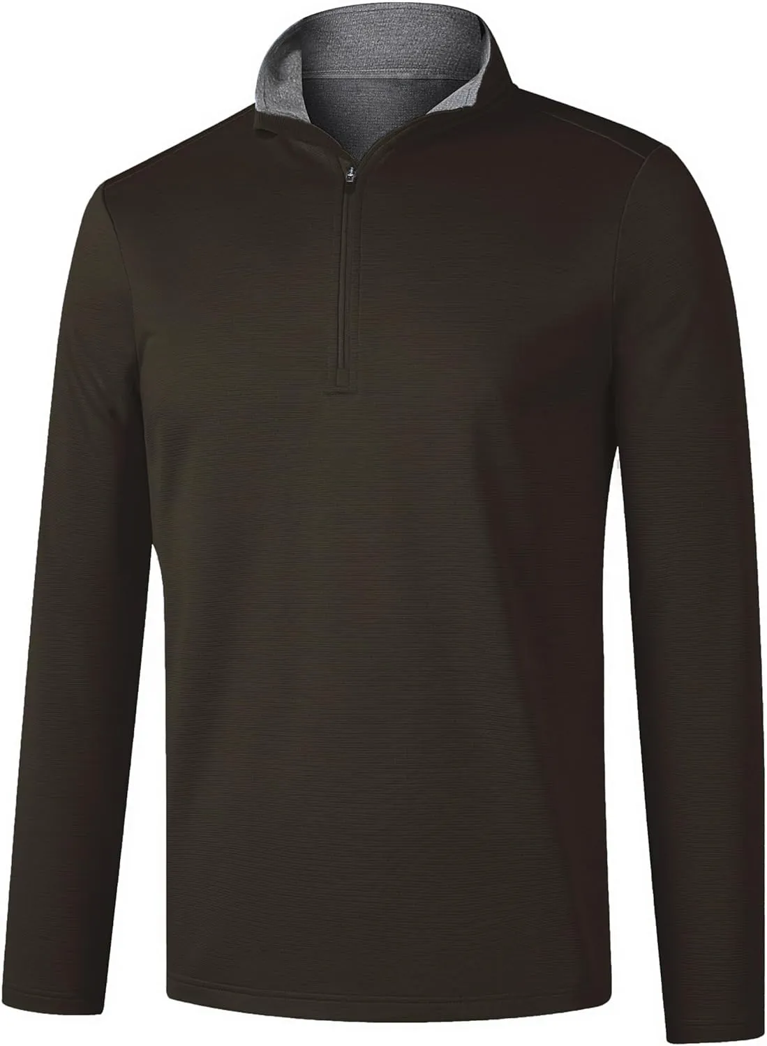 Men's Quarter Zip Pullover Fleece Sweatshirt UPF 50  Long Sleeve Golf Shirts Lightweight Athletic Sports Pullover Tops