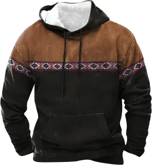 Mens Sweatshirts Winter Vintage Long Sleeve Hoodie Half Zipper Hooded Sweatshirt Top Workwear Multi Pocket Mf Shirt