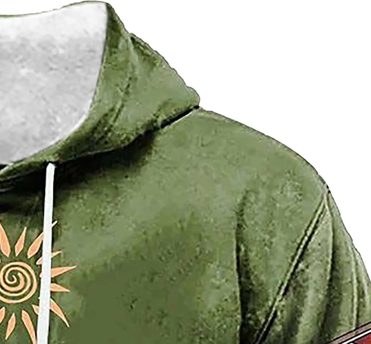 Mens Sweatshirts Winter Vintage Long Sleeve Hoodie Half Zipper Hooded Sweatshirt Top Workwear Multi Pocket Mf Shirt