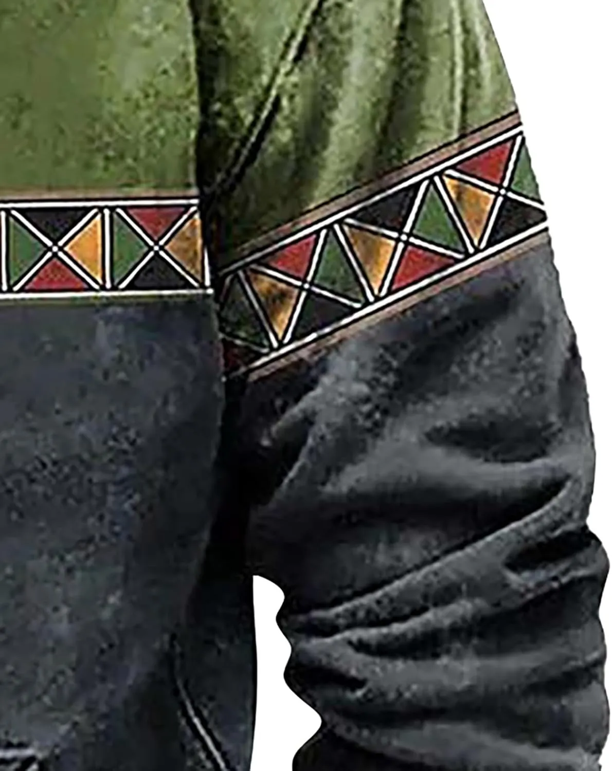 Mens Sweatshirts Winter Vintage Long Sleeve Hoodie Half Zipper Hooded Sweatshirt Top Workwear Multi Pocket Mf Shirt