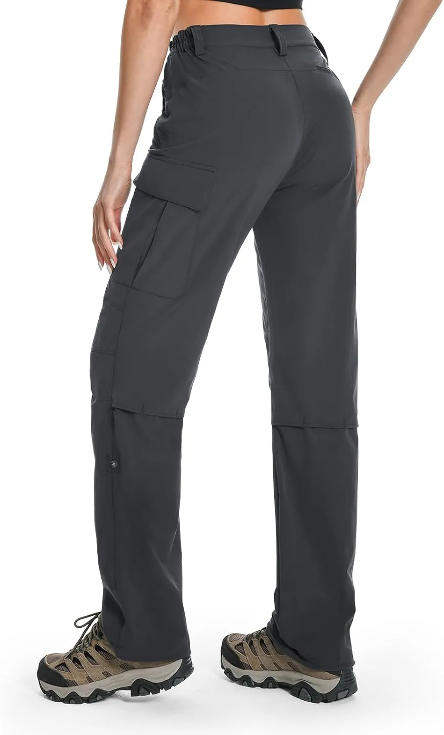Moosehill Women's Hiking Pants Lightweight Quick Dry Water Resistant Cargo Travel Work Summer Pants for All Seasons