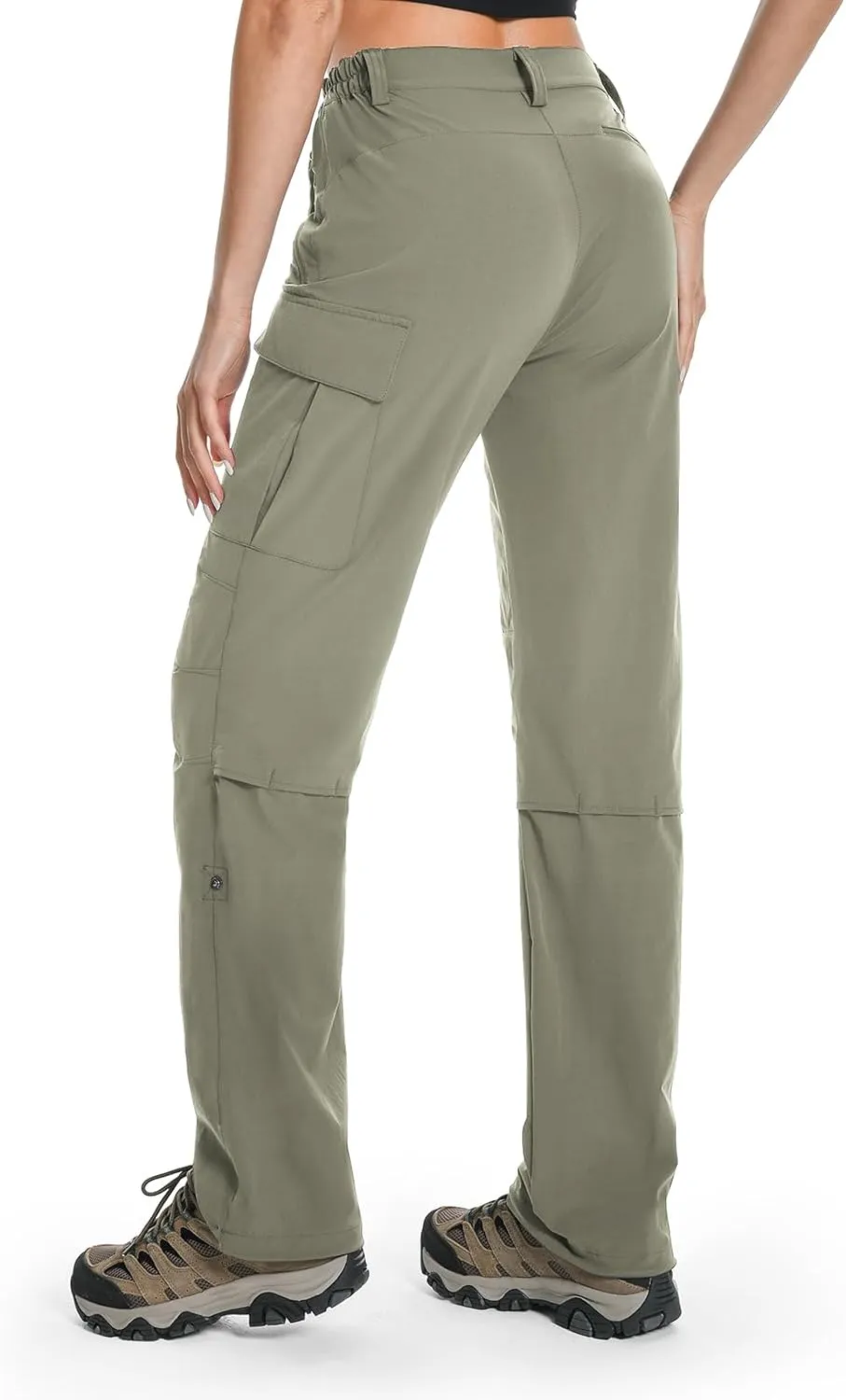 Moosehill Women's Hiking Pants Lightweight Quick Dry Water Resistant Cargo Travel Work Summer Pants for All Seasons