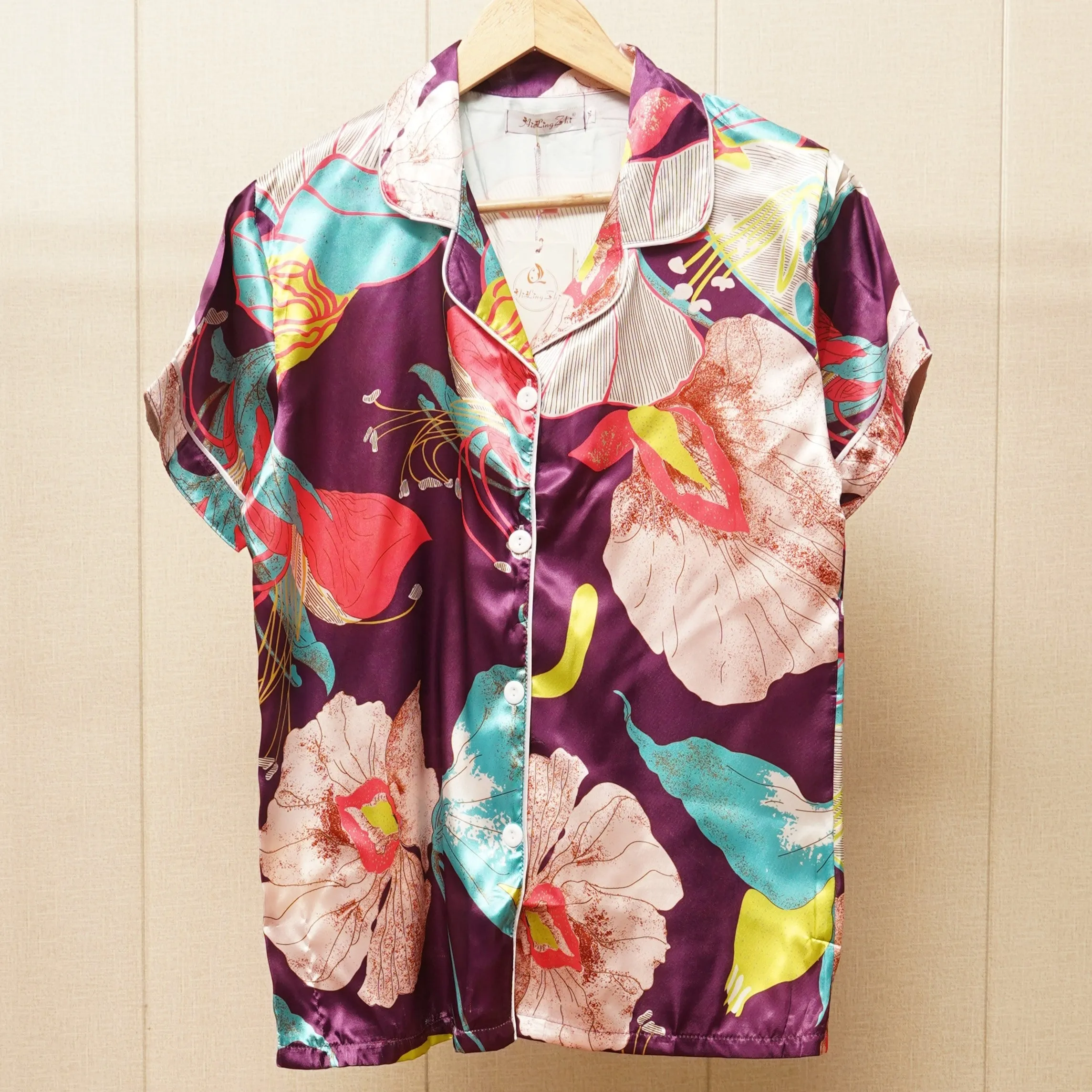 Multicolor Printed Women's pajama set (WF-017)