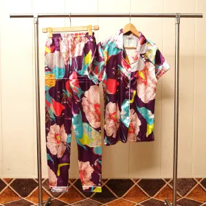 Multicolor Printed Women's pajama set (WF-017)