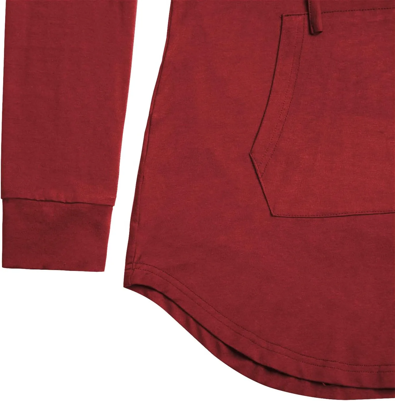 Nandashe Women Pullover V-Neck Long Sleeve Kangaroo Pocket Tunic Hoodies