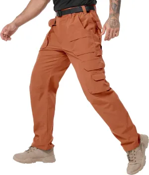 NATUVENIX Tactical Pants for Men Stretch, Ripstop Mens Work Pants Lightweight Hiking Cargo Pants Men Water Resistant