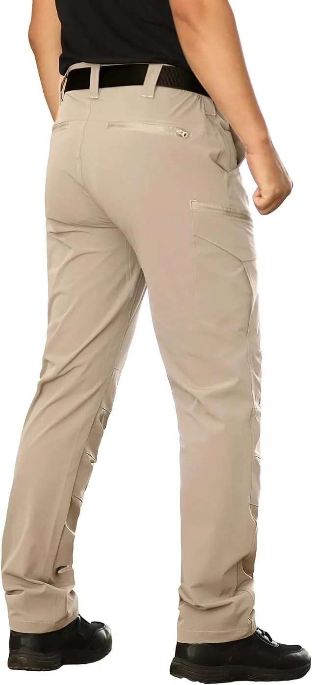 NAVEKULL Men's Lightweight Tactical Hiking Pants Quick Dry Stretch Multi-Pockets Outdoor Work Cargo Pants