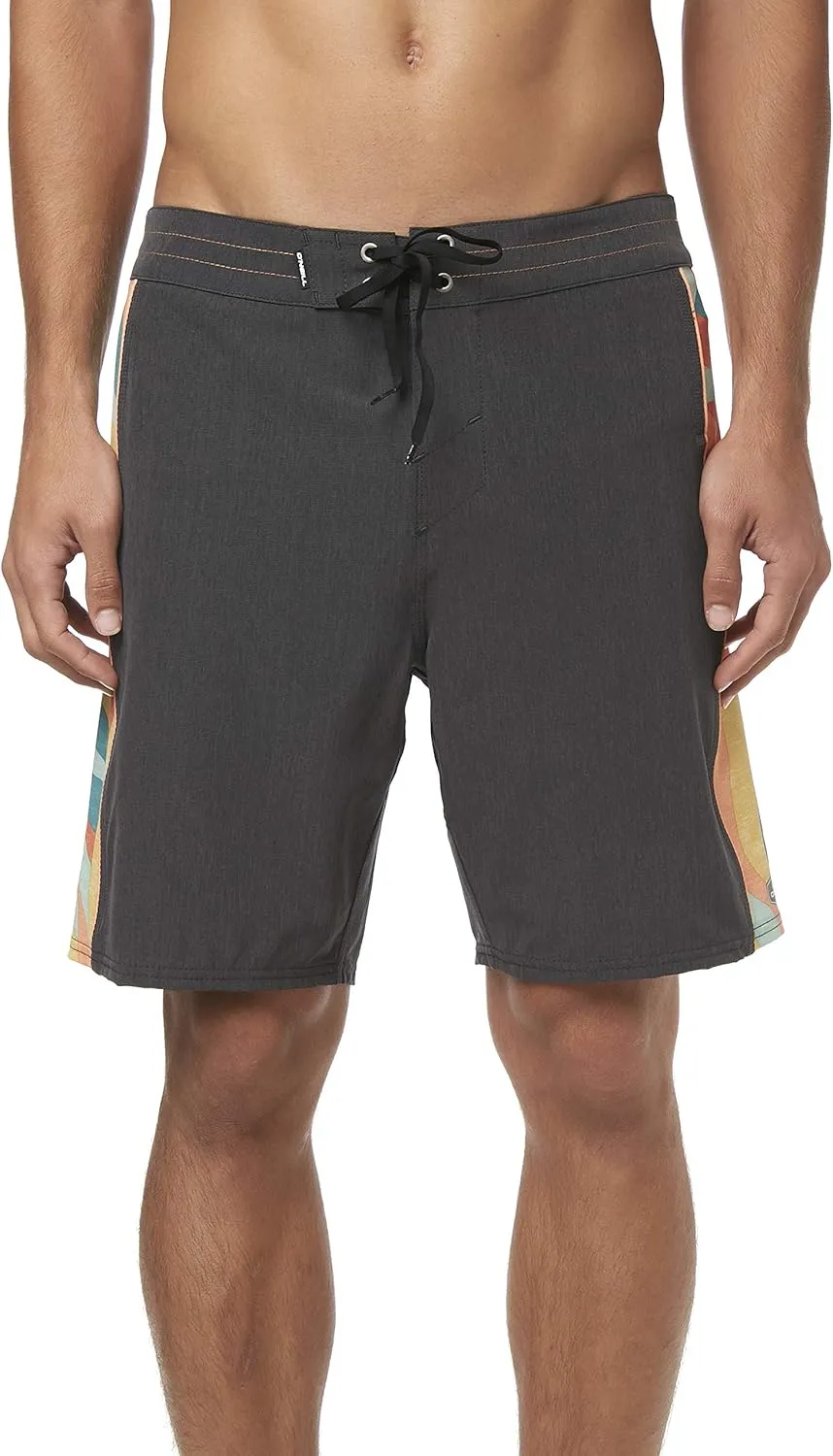 O'NEILL Men's Water Resistant Hyperfreak Stretch Swim Boardshort, 18 Inch Outseam
