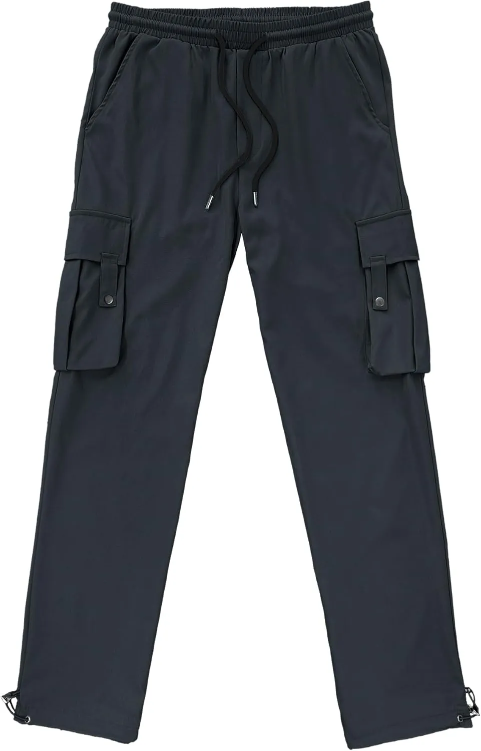 PLEPAN Men's Casual Cargo Pants Stretch Sweatpants Streetwear Trousers Hiking Drawstring Elastic Waist Workout Joggers