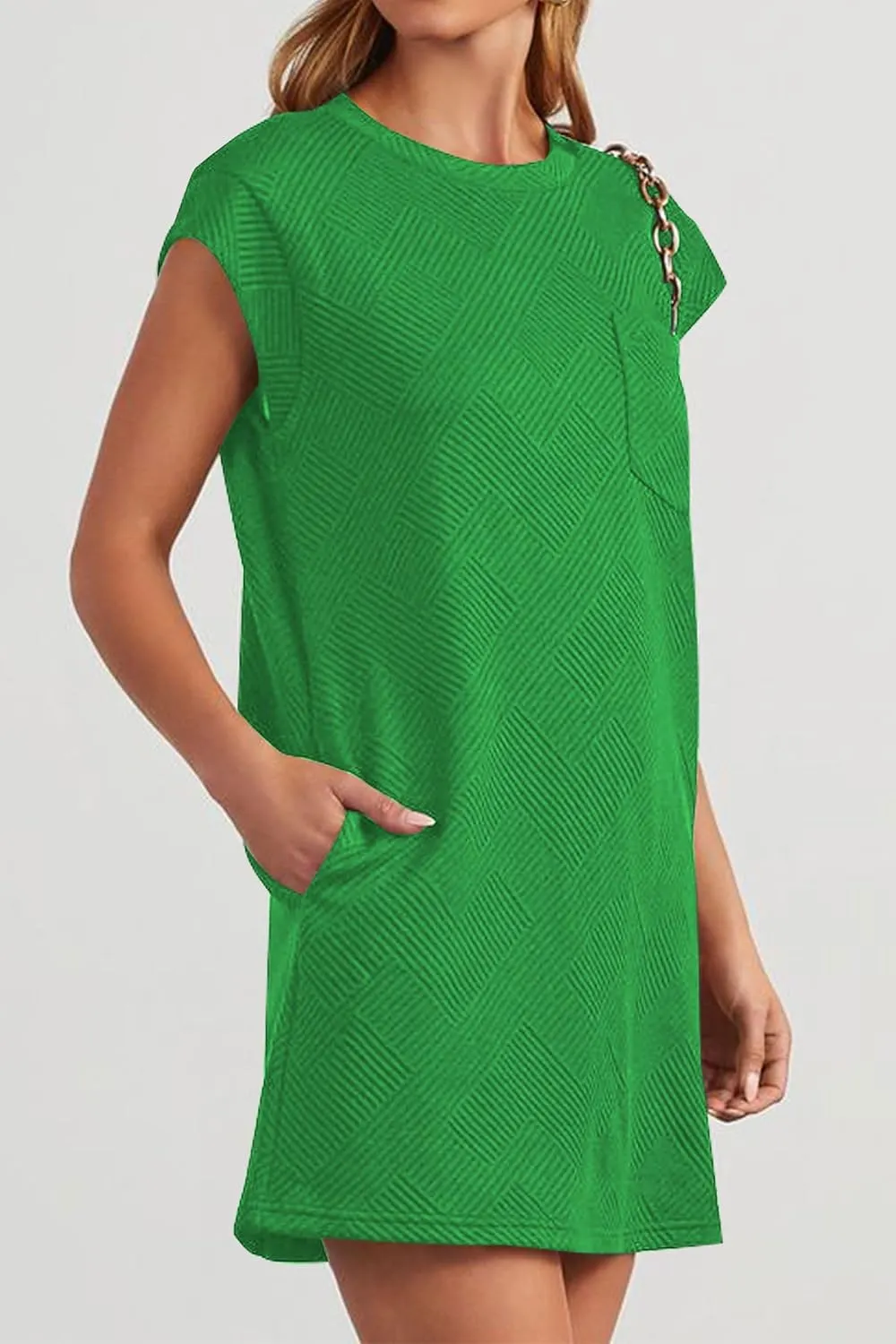 Poetsky Women's Summer Mini T Shirt Dress Casual Cap Sleeve Crewneck Loose Basic Short Beach Dresses