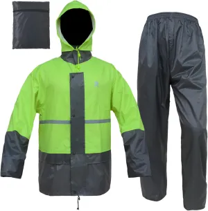 Rain Jacket Pants Suits for Men Women Waterproof Lightweight Rain Gear Coat Workwear
