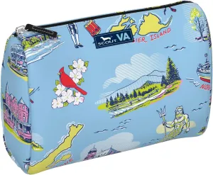 SCOUT Packin' Heat - Large, Water-Resistant, Zip Close Makeup Bag for Women- Toiletry Travel Bag - Cosmetic Bag