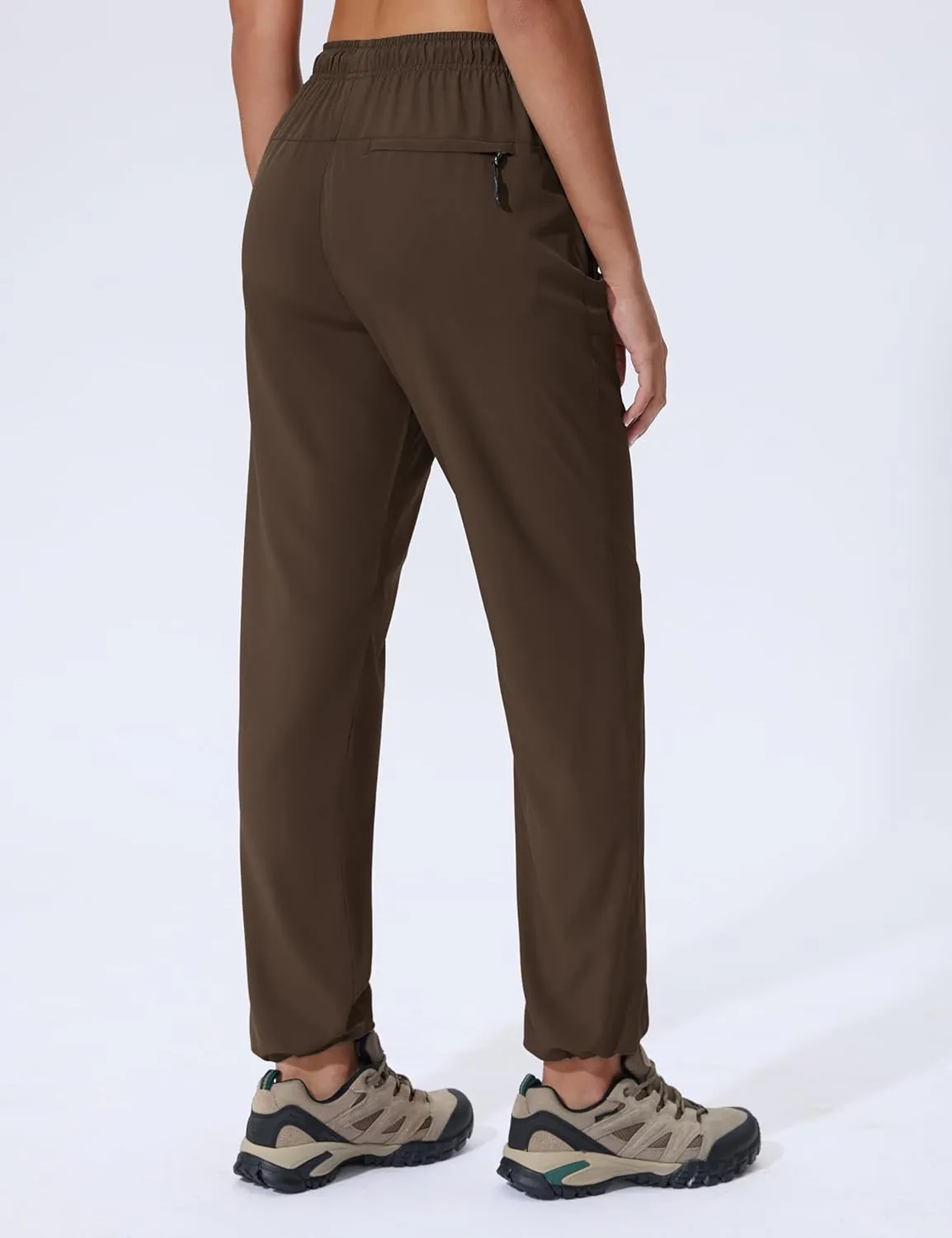 Seamaid Women's Hiking Pants Quick Dry Lightweight Travel Pants with Zipper Pockets Water Resistant for Outdoor Camping