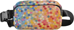 Shining Dots Fanny Pack for Travel Hiking Water Resistant Waist Pack Sling Bag Purse for Women Men