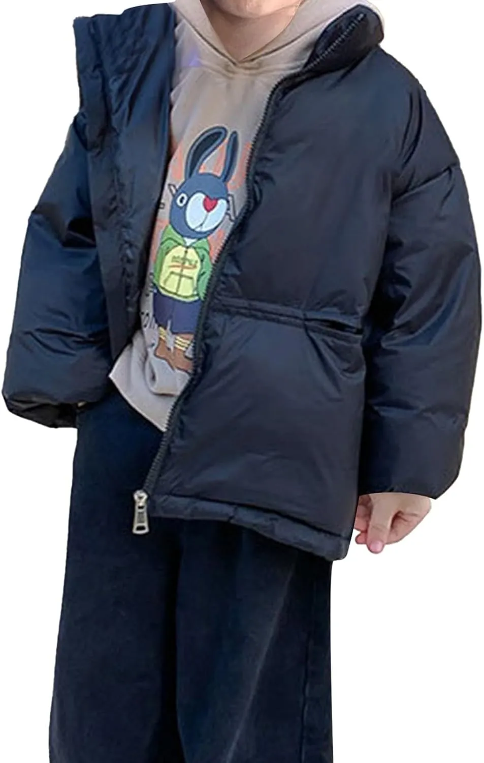Ski Jacket Baby Girls Boys Winter Warm Thick Solid Cotton Long Sleeve Padded Jacket Coat Clothes Boys Toddler