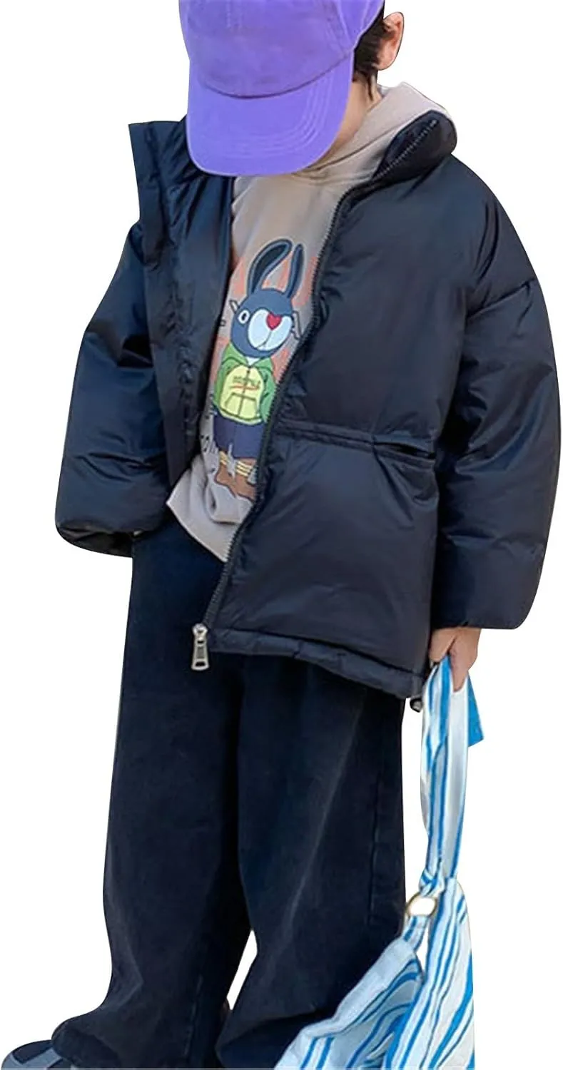 Ski Jacket Baby Girls Boys Winter Warm Thick Solid Cotton Long Sleeve Padded Jacket Coat Clothes Boys Toddler