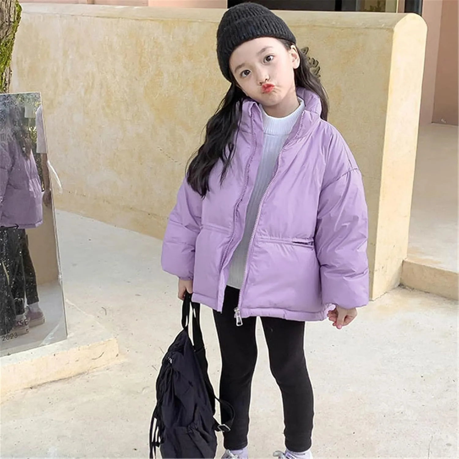 Ski Jacket Baby Girls Boys Winter Warm Thick Solid Cotton Long Sleeve Padded Jacket Coat Clothes Boys Toddler