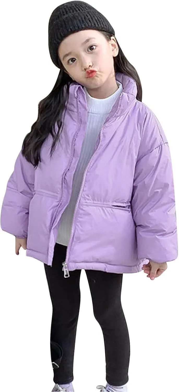 Ski Jacket Baby Girls Boys Winter Warm Thick Solid Cotton Long Sleeve Padded Jacket Coat Clothes Boys Toddler