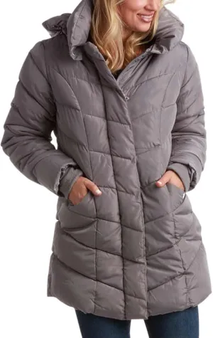Steve Madden Women's Insulated Quilted Puffer Parka Winter Coat with Hood (S-XL)