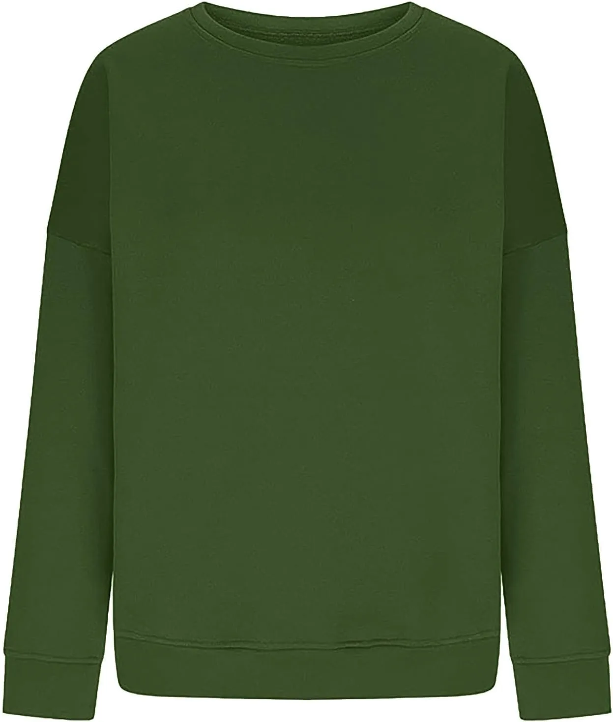 Sweatshirt for Women Loose Fit Casual Outfits Tops Long Sleeve Crew Neck Pullover Hoodie 2024 Fall Fashion Clothes