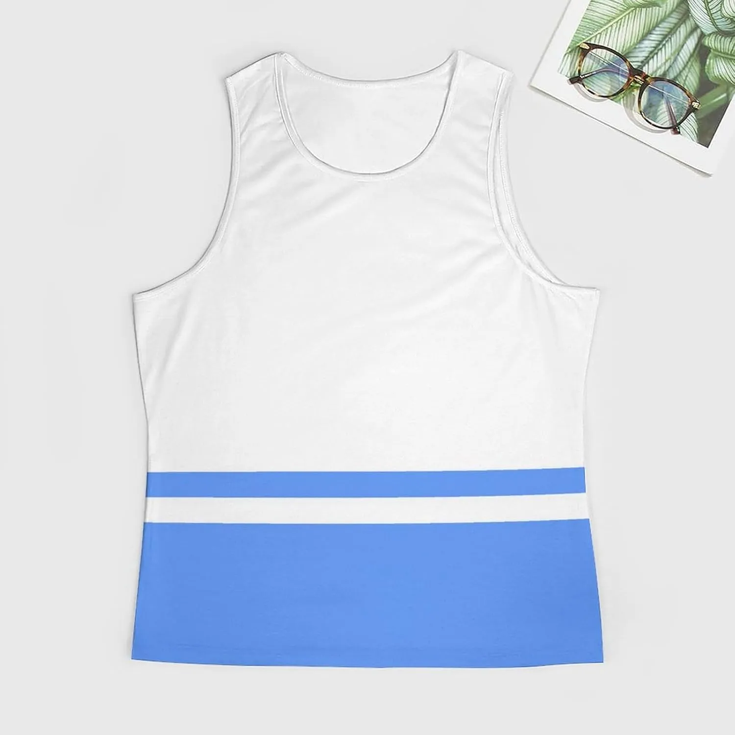 TAIZIYEAH Men's Athletic Sleeveless Shirt Cape Verde Flag Gym Shirts Fitness Running Swim Shirt Workout Tank Tops