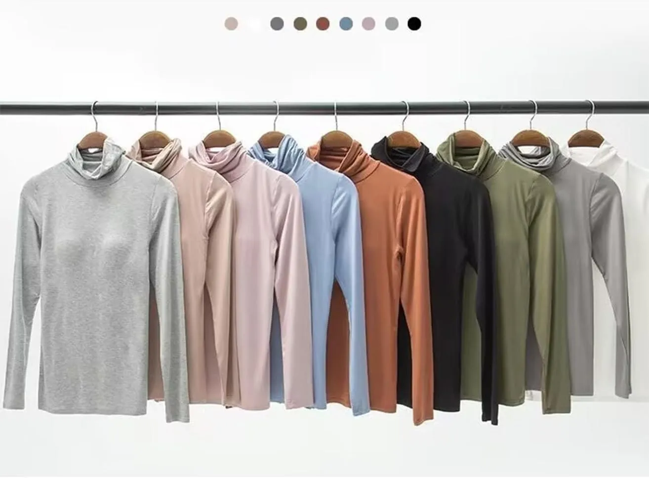 Thermal Underwear with Bra Chest Pad Tops for Women Undershirt Cotton Warm Base Layer Long Sleeve Shirts Pajama