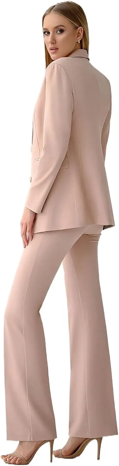 TIANMEI Women Suit 3 Pieces Notch Lapel Business Suits for Women Single Breasted Work Lady Tuxedo Slim Fit Blazer Vest Pants