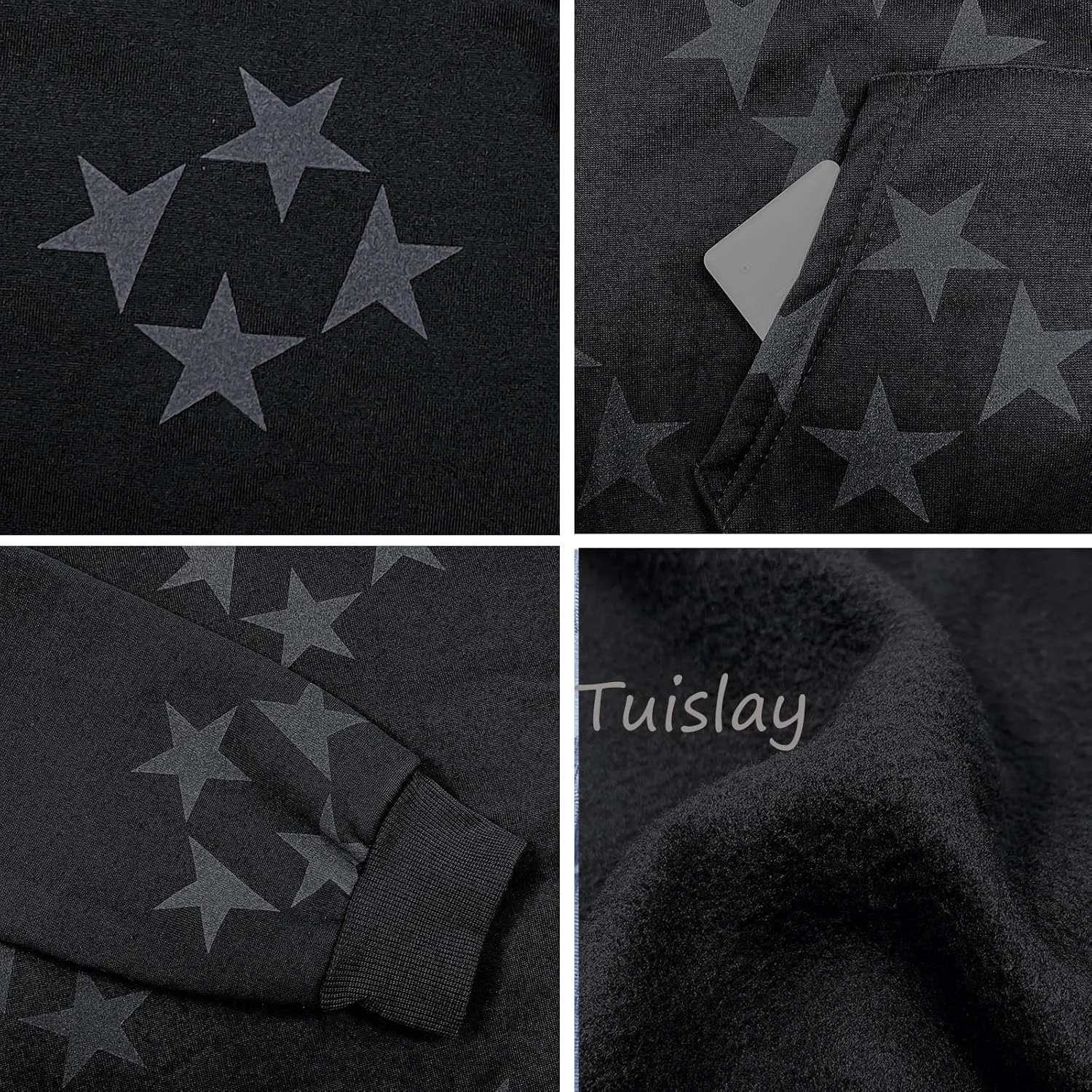 Tuislay Women Star Graphic Zip Up Hoodies Y2k for Teen Girls Oversized Streetwear E-Girl 90s Baggy Grunge Sweatshirt Jacket