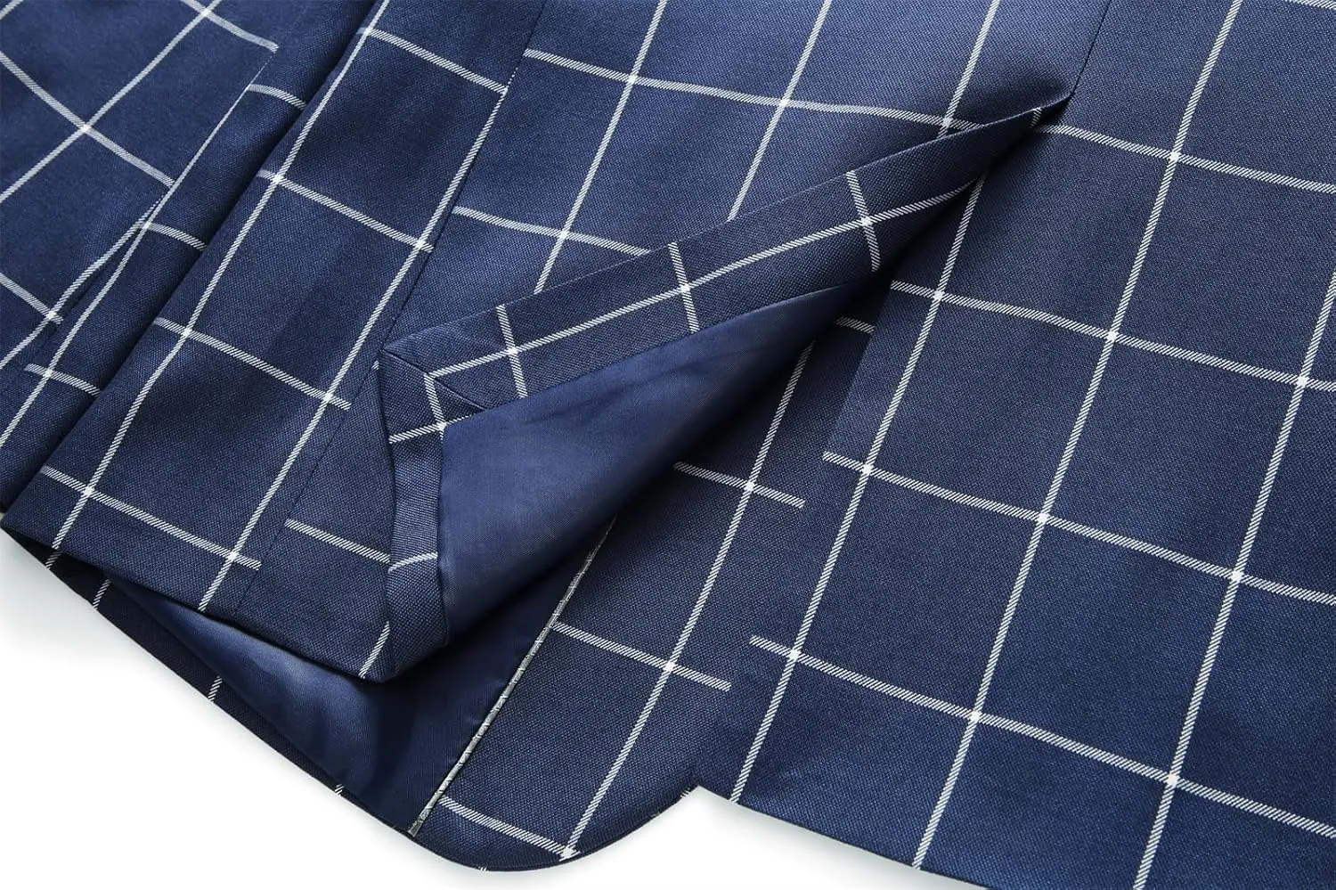 UNINUKOO Men's Blazer Plaid Sport Coat Casual Lightweight Checkered Suit Jacket Summer Jacket Men