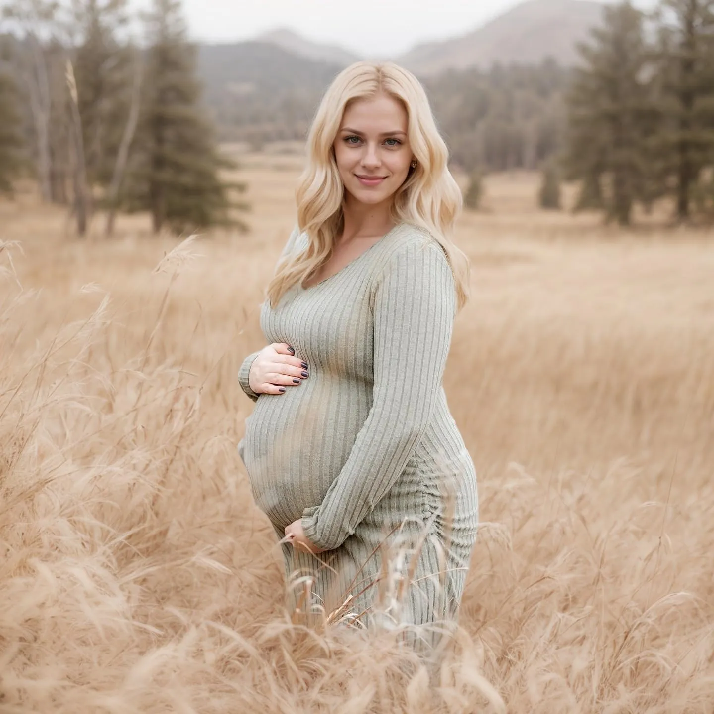 V Neck Side Ruch Knit Ribbed Maternity Bodycon DressMaternity Dress for Baby Shower