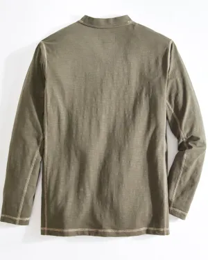 Venado Henley Long Sleeve Shirts for Men - Mens Henley with Flex Material