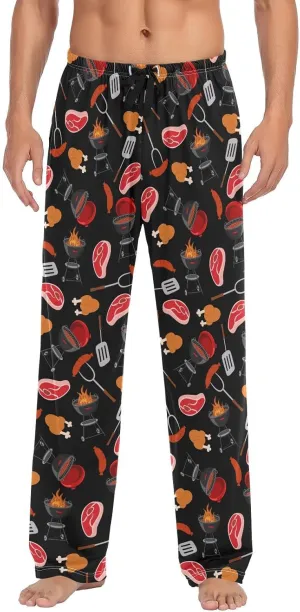 vvfelixl Mens Pajama Pants Fishes Men's Pajama Bottoms Sleep Lounge Pj Pants for Men With Drawstring Pockets S