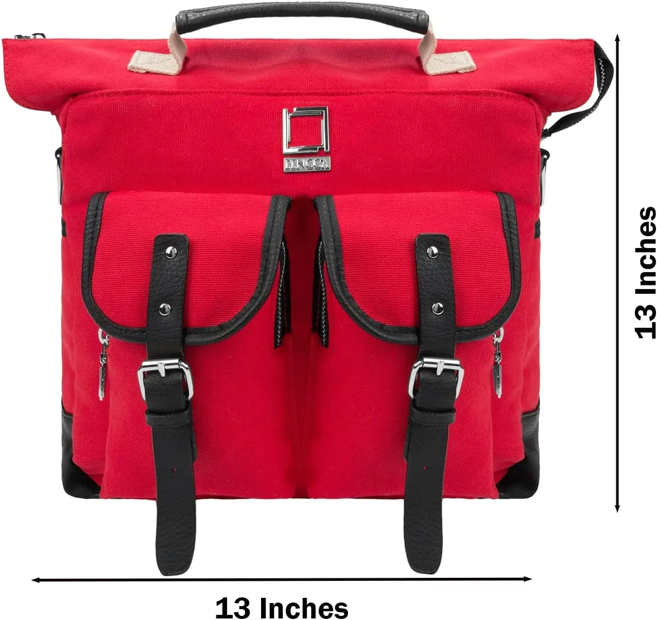 Water Resistant 13 inch Laptop Bag, Padded Secure Fashionable Daypack Backpack Shoulder Bag for Travel, Office, College