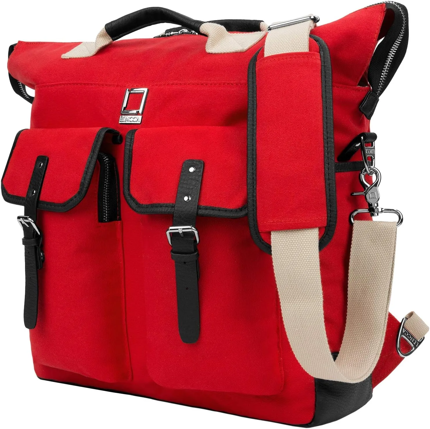 Water Resistant 13 inch Laptop Bag, Padded Secure Fashionable Daypack Backpack Shoulder Bag for Travel, Office, College