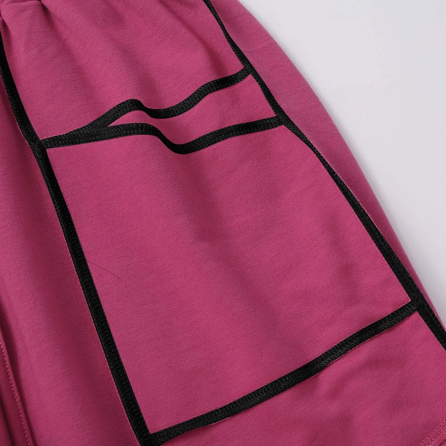 Wide Leg Pants Woman Casual Summer Drawstring Palazzo Pants High Waist Baggy Sweatpants Lounge Trousers with Pockets