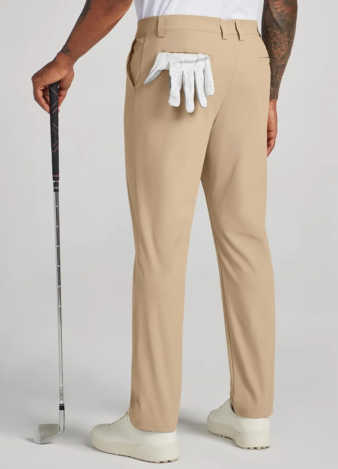 Willit Mens Golf Pants Stretch Dress Pants Quick Dry Work Business Slacks Casual Pants with 4 Pockets 30"/32"/34"