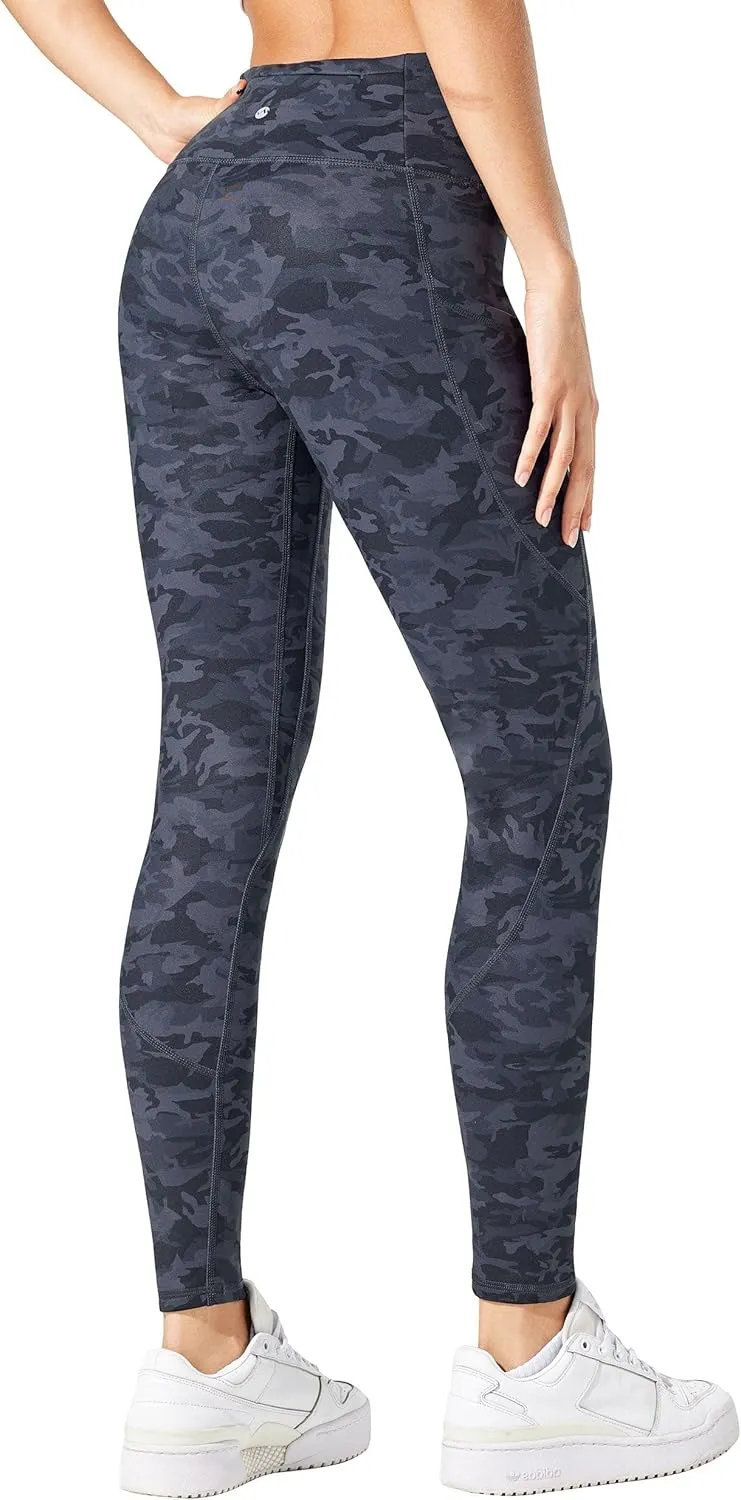Willit Women's Fleece Lined Leggings Water Resistant Winter Pants Thermal High Waisted Yoga Hiking Running Tights Pockets