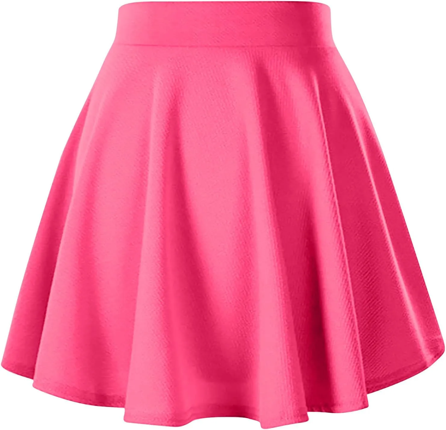 Women High Waist Skater Skirts Slim Fit Flare Mini Skirt with Shorts, Casual Athletic Skorts Pleated Tennis Skirt
