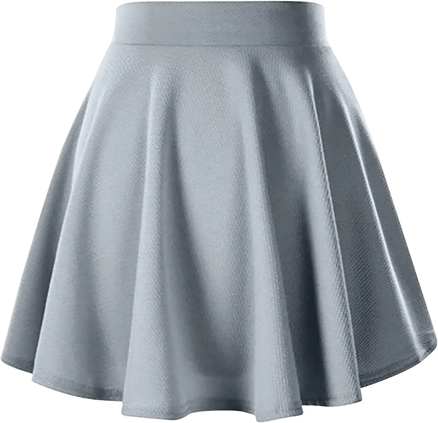 Women High Waist Skater Skirts Slim Fit Flare Mini Skirt with Shorts, Casual Athletic Skorts Pleated Tennis Skirt